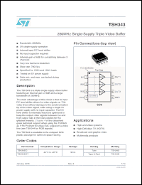 Click here to download TSH343ID Datasheet