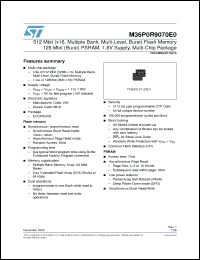 Click here to download M36P0R9070E0 Datasheet