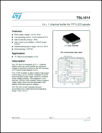Click here to download TSL1014 Datasheet