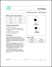 Click here to download STTH3012D Datasheet