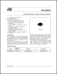 Click here to download STLVD210 Datasheet