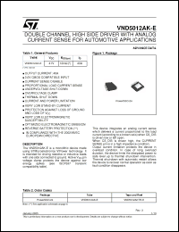 Click here to download VND5012AKTR-E Datasheet
