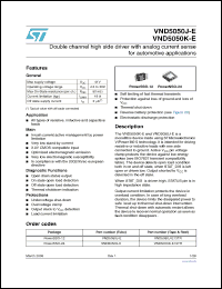 Click here to download VND5050K-E13TR Datasheet