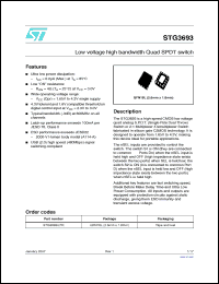 Click here to download STG3693QTR Datasheet