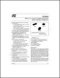 Click here to download STA015_10 Datasheet
