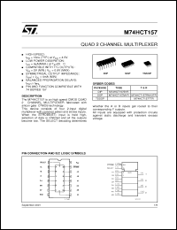 Click here to download M74HCT157_01 Datasheet