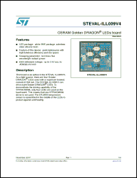 Click here to download STEVAL-ILL009V4 Datasheet