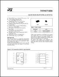 Click here to download 74VHCT125AMTR Datasheet