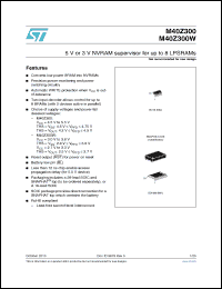 Click here to download M40Z300MH6F Datasheet