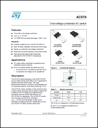 Click here to download ACST6610-8TTR Datasheet