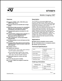 Click here to download STV0974 Datasheet