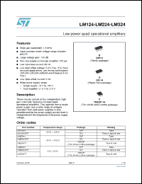 Click here to download LM124_06 Datasheet