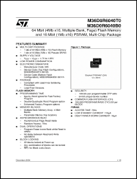 Click here to download M36D0R6040T0 Datasheet