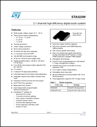 Click here to download STA323W_08 Datasheet