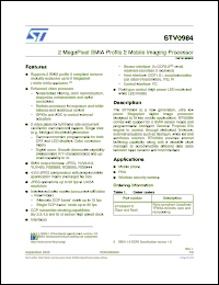 Click here to download STV0984TR Datasheet