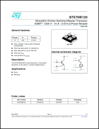 Click here to download STE70IE120 Datasheet