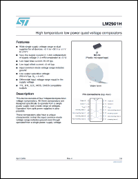 Click here to download LM2901HDT Datasheet