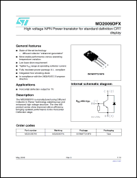 Click here to download MD2009DFX Datasheet