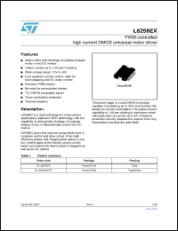Click here to download L6258EX_07 Datasheet