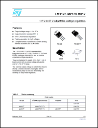 Click here to download LM117_08 Datasheet