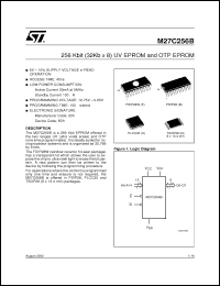 Click here to download M27C256B-20XF1TR Datasheet