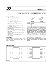 Click here to download M54HC237D Datasheet