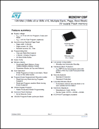 Click here to download M29DW128F_06 Datasheet