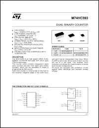 Click here to download M74HC393RM13TR Datasheet