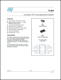 Click here to download TL064IDT Datasheet