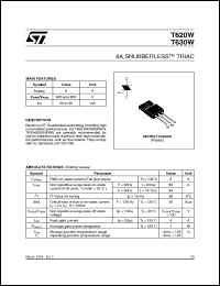 Click here to download T630-800W Datasheet