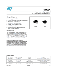 Click here to download ST490A_06 Datasheet
