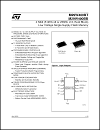 Click here to download M29W400BT55M6T Datasheet