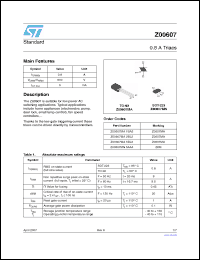 Click here to download Z00607MA5AA4 Datasheet