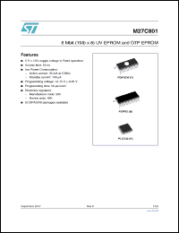 Click here to download M27C801-90F1 Datasheet