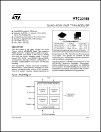 Click here to download MTC20455PQ-I Datasheet