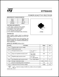 Click here to download STPS3045G-TR Datasheet