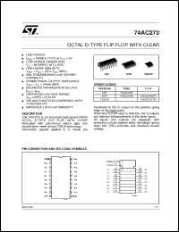 Click here to download 74AC273TTR Datasheet