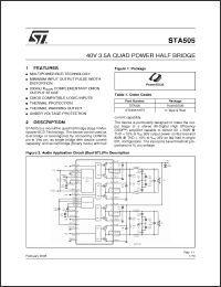 Click here to download STA50513TR Datasheet