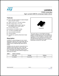 Click here to download L6258EA Datasheet