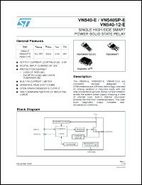 Click here to download VN540-E Datasheet