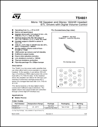 Click here to download TS4851EIJT Datasheet