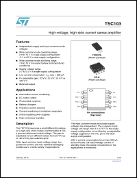 Click here to download TSC103IYPT Datasheet