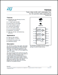 Click here to download TSH345ID Datasheet