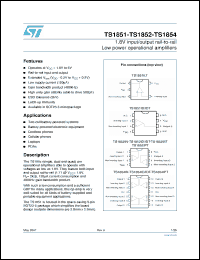 Click here to download TS1852IPT Datasheet