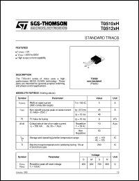 Click here to download T0510XH Datasheet