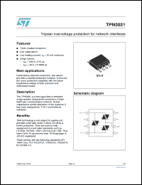 Click here to download TPN3021_06 Datasheet