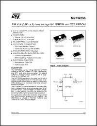Click here to download M27W256-200B6TR Datasheet
