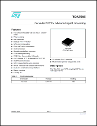 Click here to download TDA7505 Datasheet