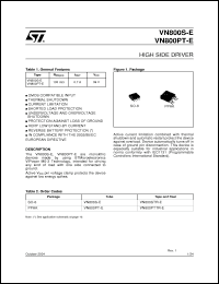 Click here to download VN800PTTR-E Datasheet