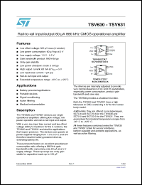 Click here to download TSV630ICT Datasheet